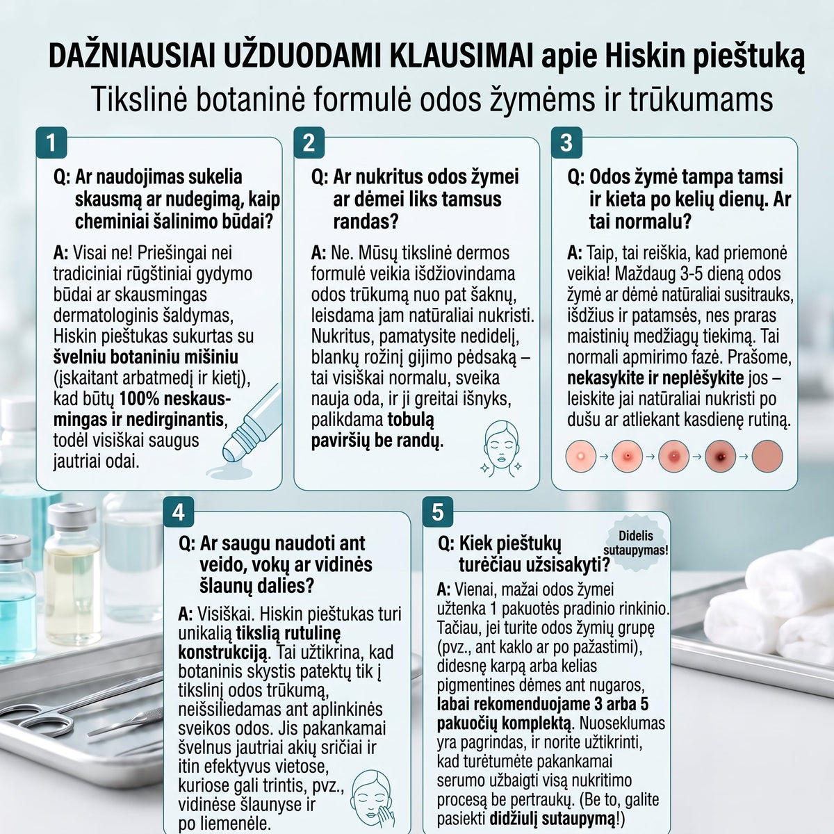 🪶🌟Oficiali parduotuvė | ✅️👩‍⚕️ 𝐇𝐈𝐒𝐊𝐈𝐍® 7 dienų odos išaugų ir dėmių šalinimo priemonė (𝐫𝐨𝐥𝐥-𝐨𝐧 𝐚𝐩𝐥𝐢𝐤𝐚𝐭𝐨𝐫𝐢𝐮𝐬: 𝐛𝐞 𝐬𝐤𝐚𝐮𝐬𝐦𝐨 𝐢𝐫 𝐫𝐚𝐧𝐝ų) 🌳